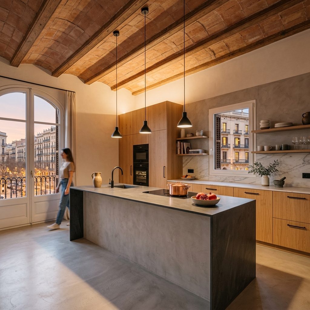 Restauració de àtic a l'Eixample