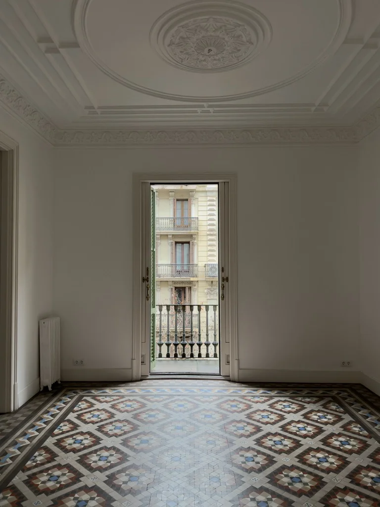 Pavimentos y paramentos alta gama reforma Eixample Barcelona · Nosolo Design